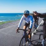 men's getting bike exercise